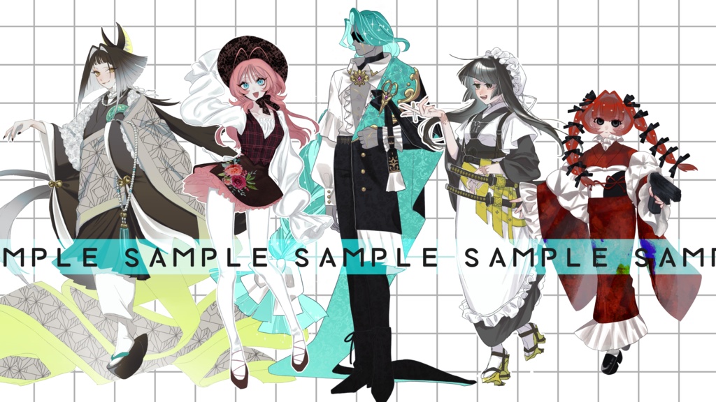 立ち絵依頼||全身・デフォルメイラスト