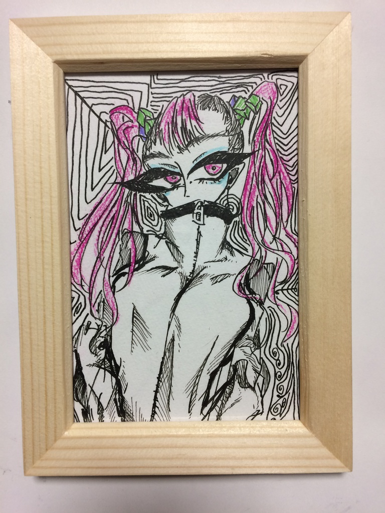 ツインテパーカー原画