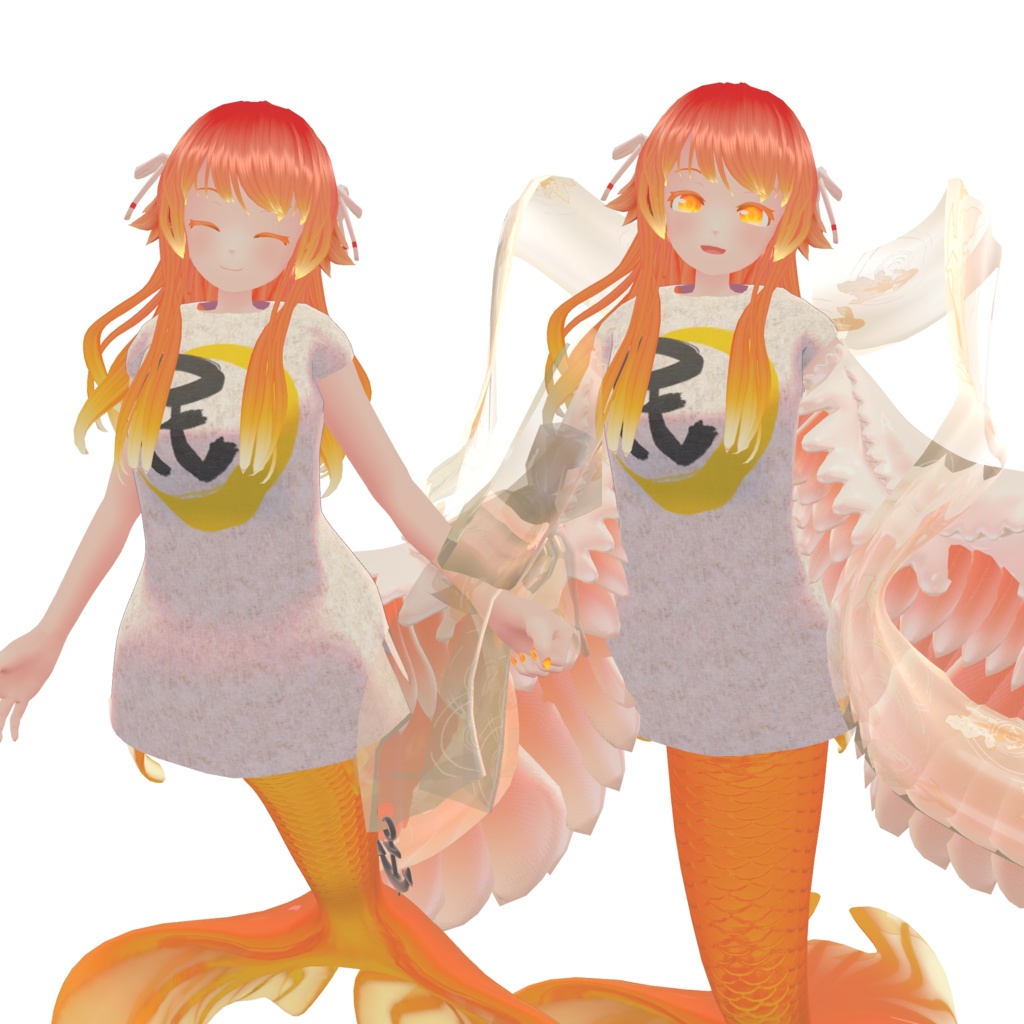 【夕染雲対応】"民"Tシャツ【無料版あり】