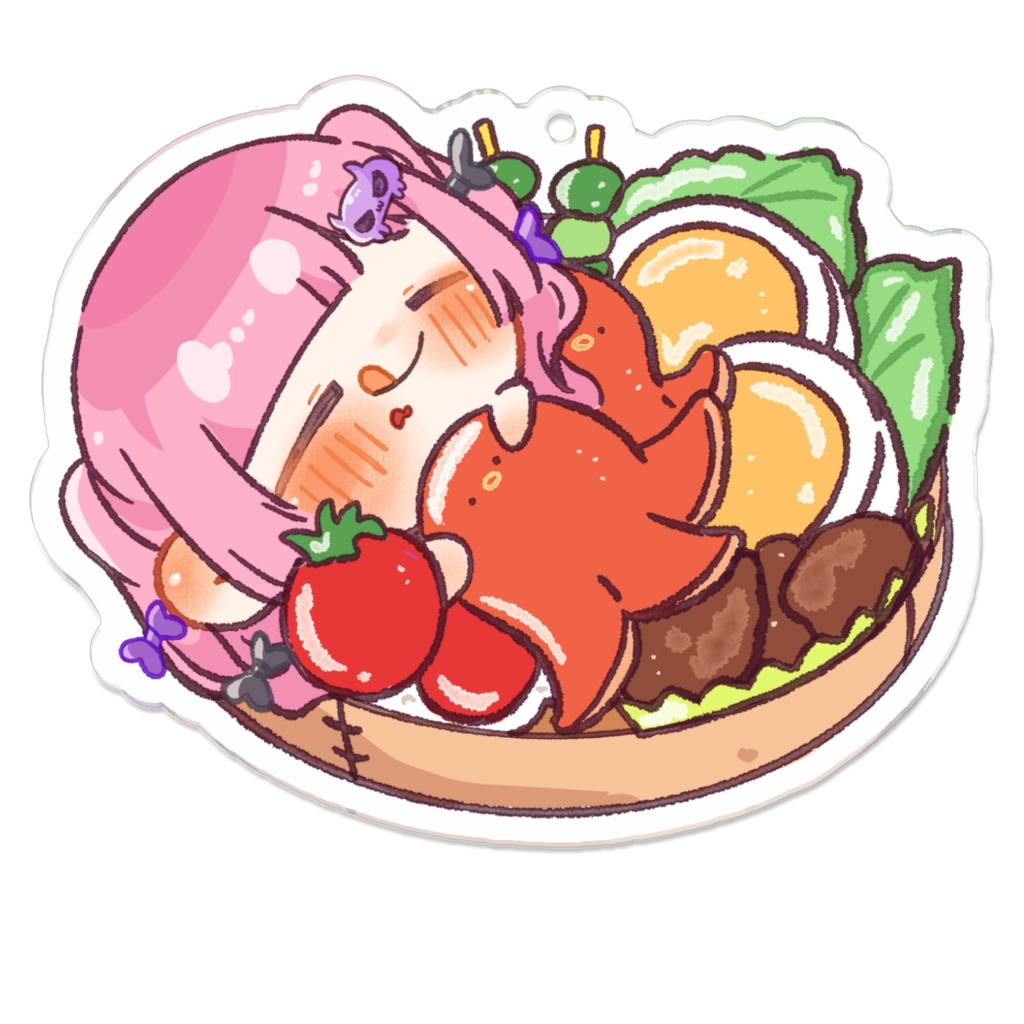 お弁当アクキー