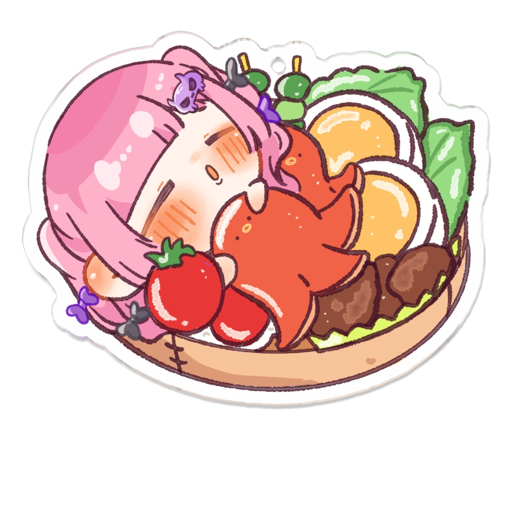 お弁当アクキー