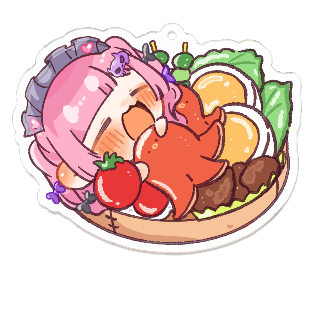 お弁当アクキー