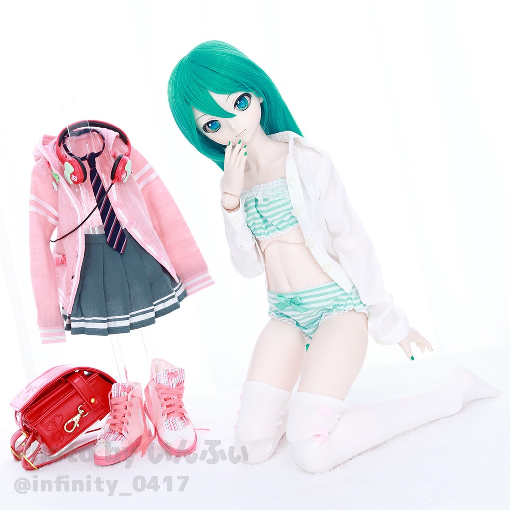 【セール】マジ〇ラで配布出来なかった縞ぱん(ブラセット)