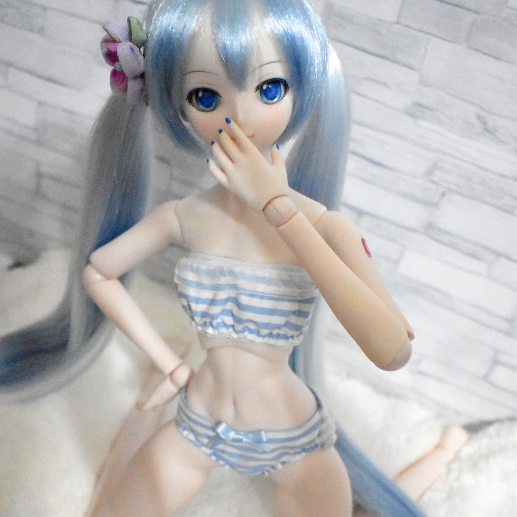 【セール】マジ〇ラで配布出来なかった縞ぱん(ブラセット)