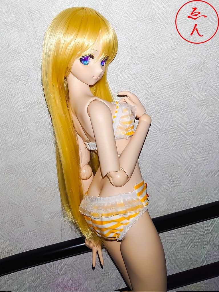 【セール】マジ〇ラで配布出来なかった縞ぱん(ブラセット)