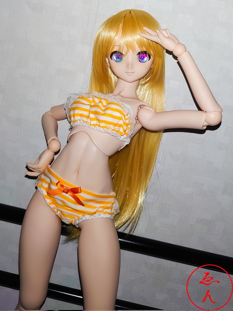 【セール】マジ〇ラで配布出来なかった縞ぱん(ブラセット)