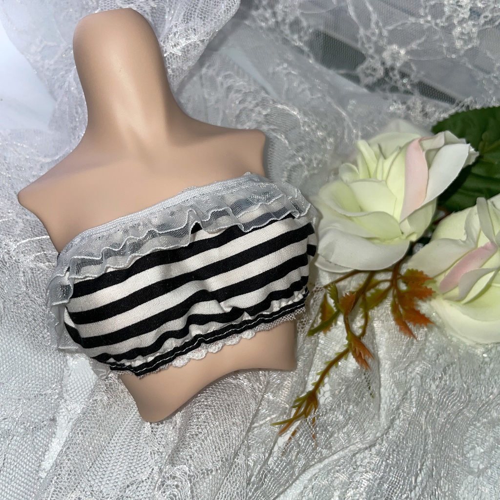 【セール】マジ〇ラで配布出来なかった縞ぱん(ブラセット)