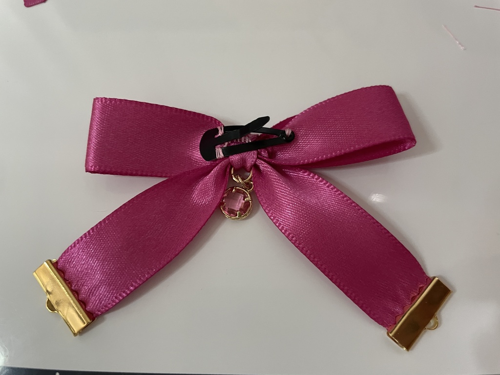 チャーム付きヘアリボン【ドルフィードリームサイズ】