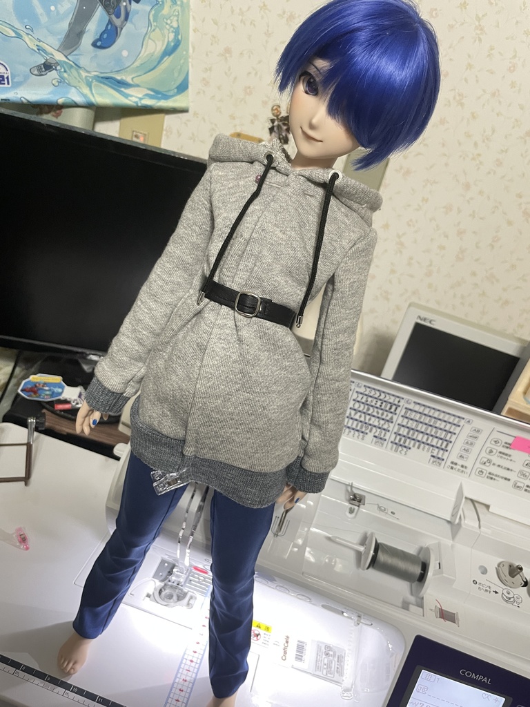 パーカーワンピース 3way