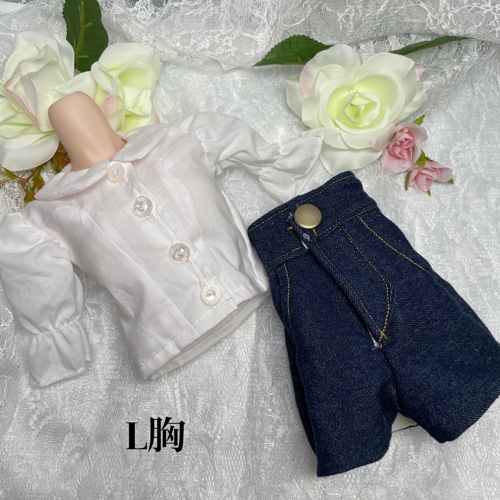 ホットパンツ、ブラウスセット