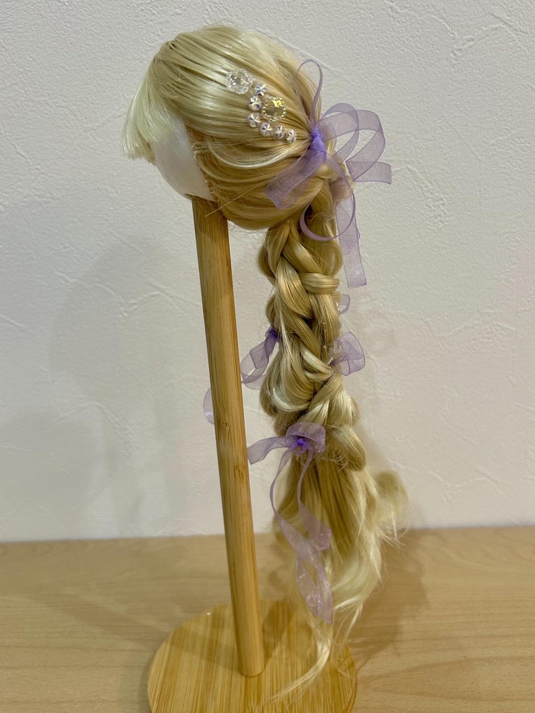 カスタムウィッグ9inchウィッグ(22~24cm)-ローポニー-ゴールド