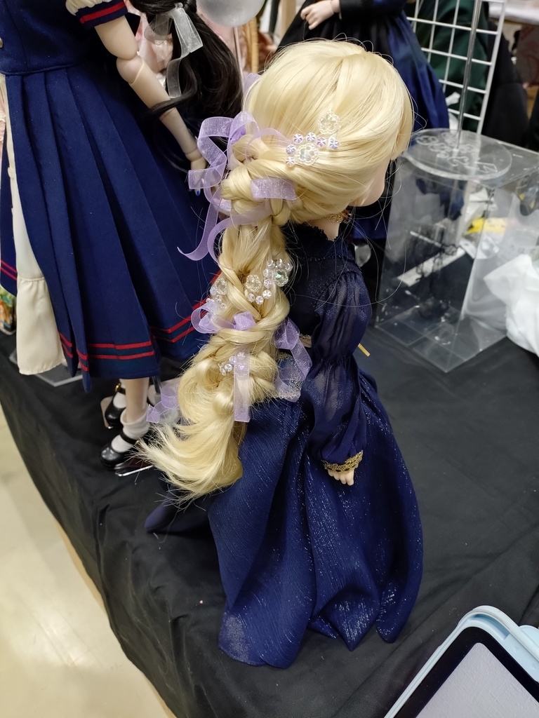 カスタムウィッグ9inchウィッグ(22~24cm)-ローポニー-ゴールド