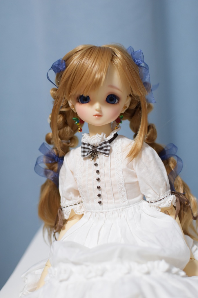 カスタムウィッグ8~9inchウィッグ(20~23cm)-ツインローテール- ブラウン