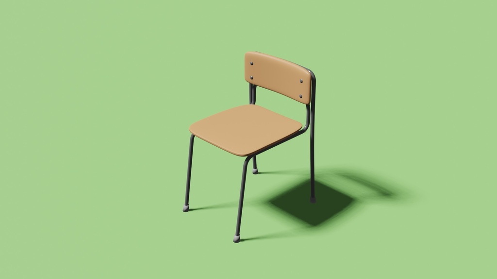 椅子　 blenderデータ