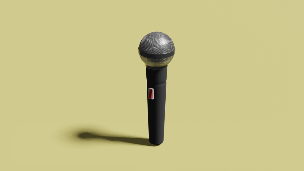 マイク　 blenderデータ