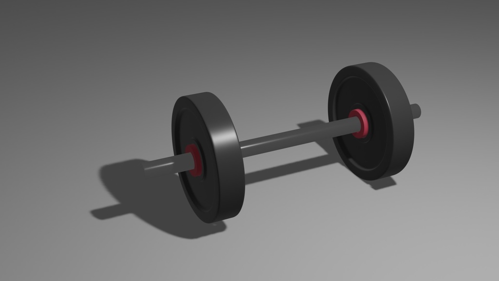 ダンベル　 blenderデータ
