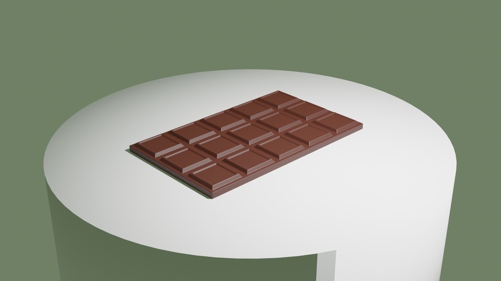 チョコレート　 blenderデータ