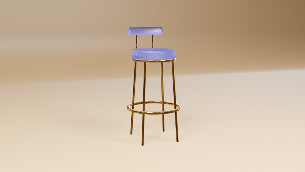 椅子　blenderデータ