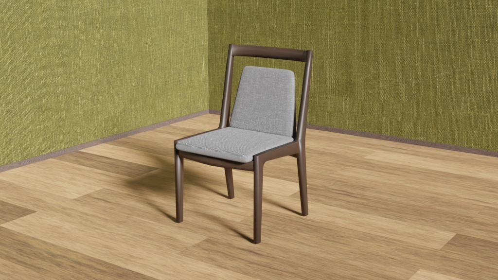 【無料】椅子　blenderデータ