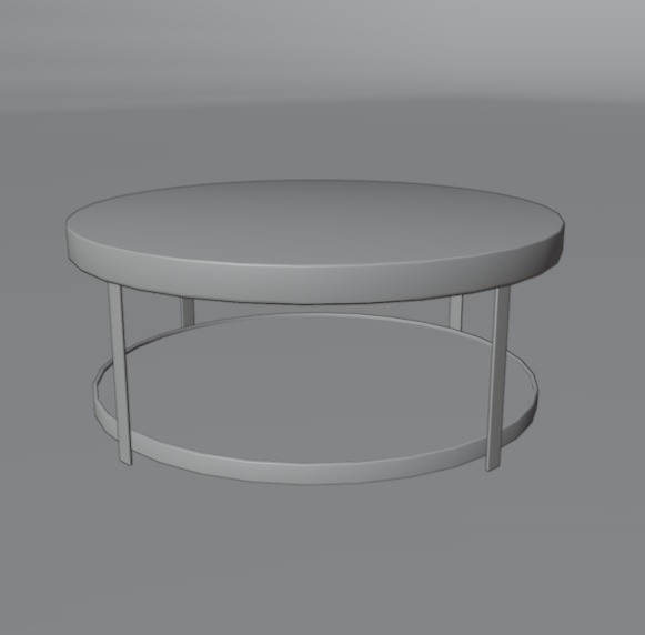 2段ローテーブル(FBX/blend/Unity package)