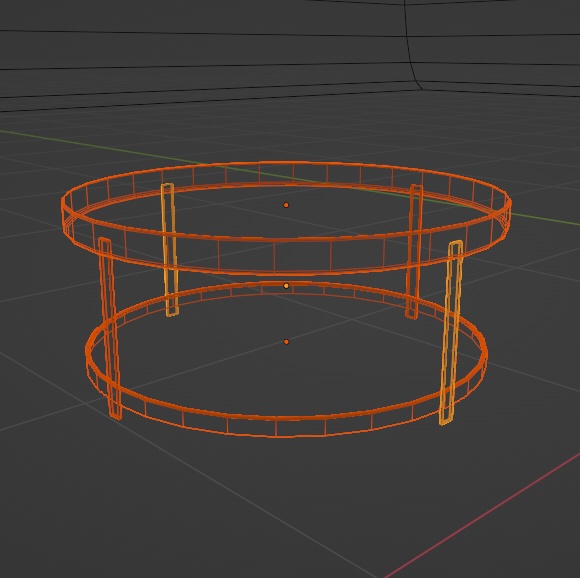 2段ローテーブル(FBX/blend/Unity package)