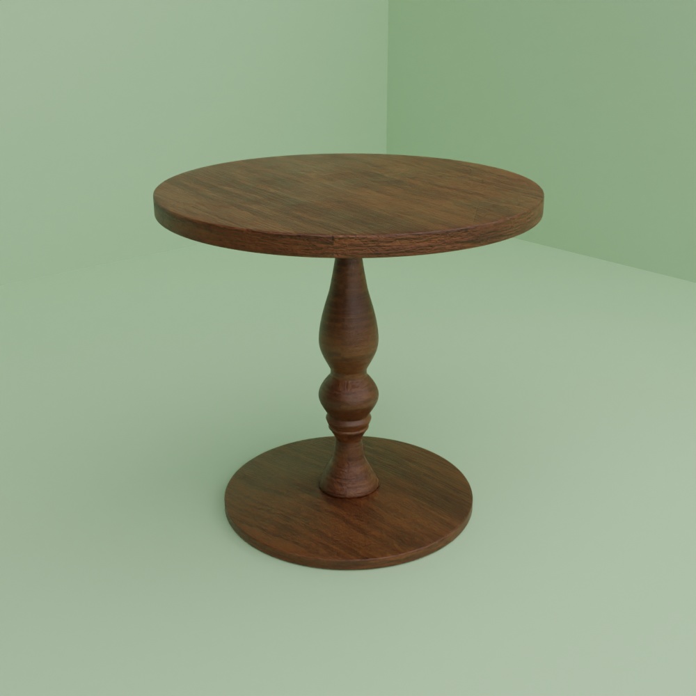 ラウンドテーブル　 blenderデータ