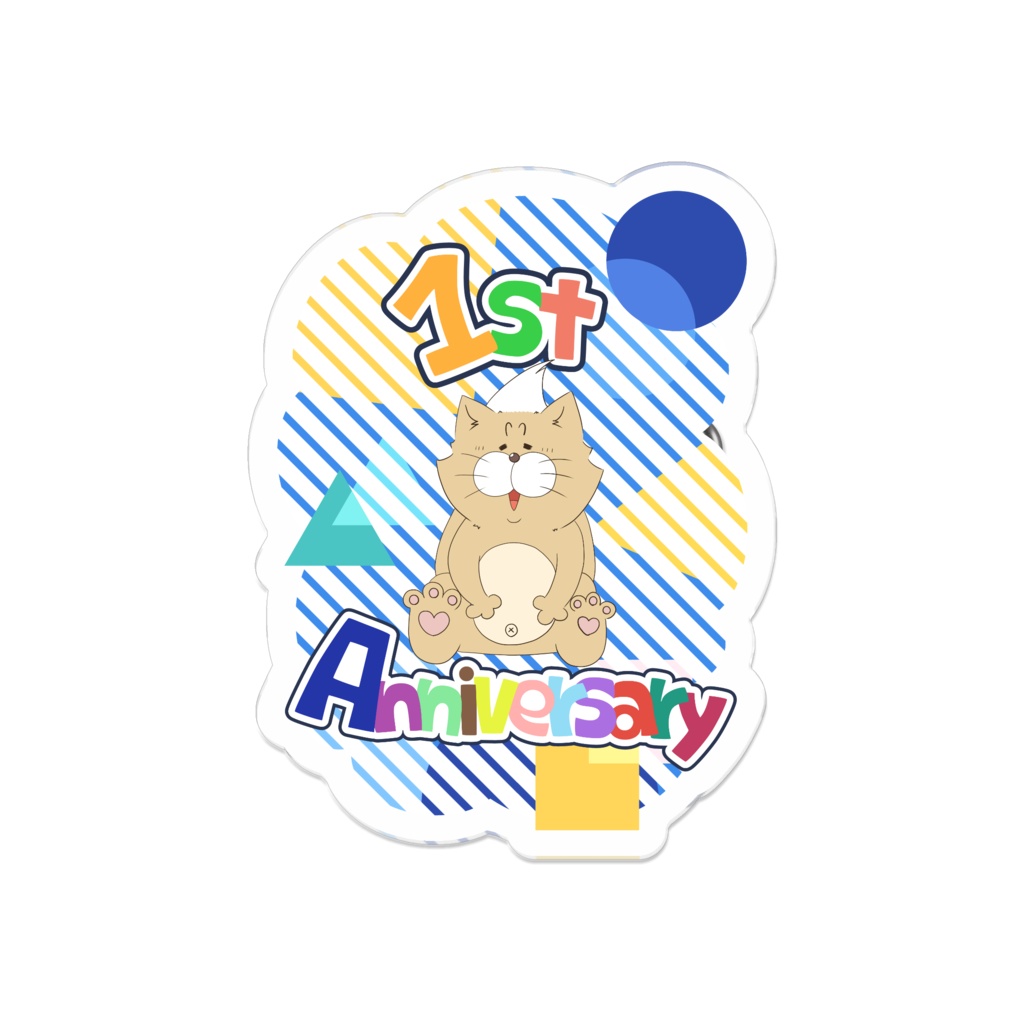 モフですよ 1周年記念バッチ