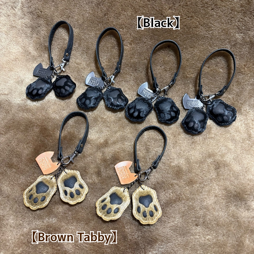 【Real Fur】PAW² バッグチャーム🐾