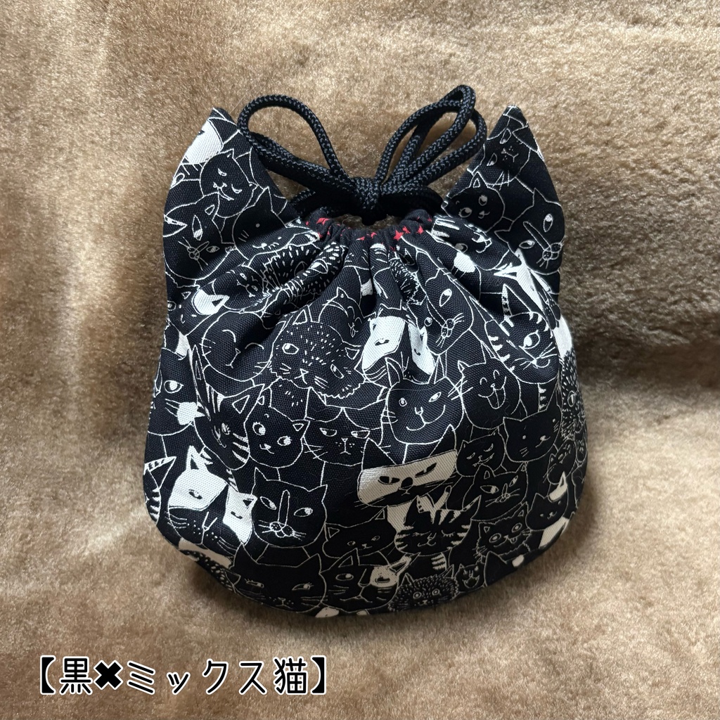 NEKOMIMI巾着🐱ྀི