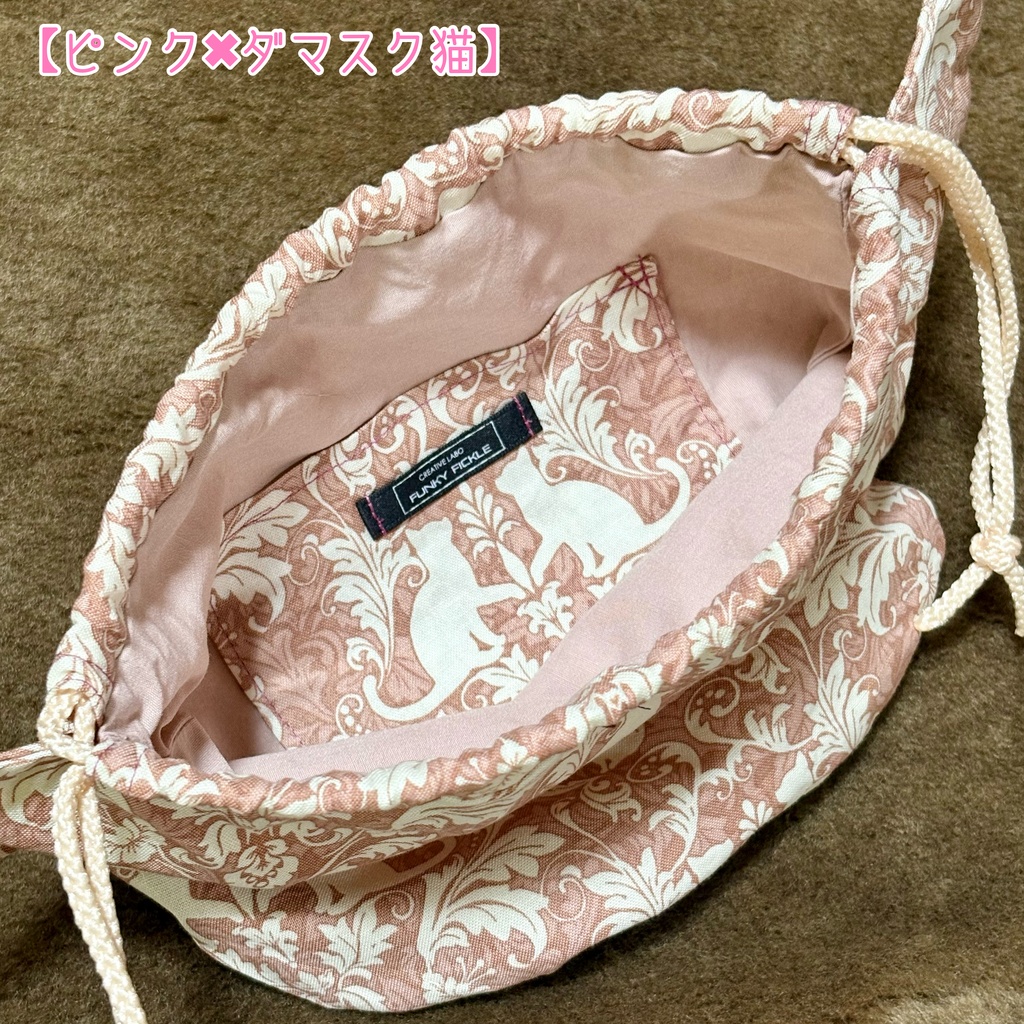 NEKOMIMI巾着🐱ྀི