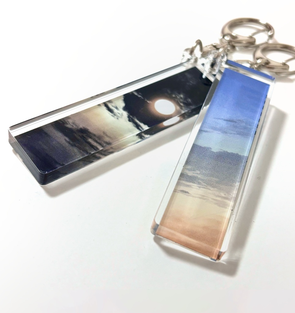 リバーシブル概念アクリルキーホルダー