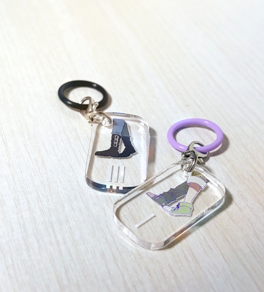 一緒に歩こうめじるしアクキー