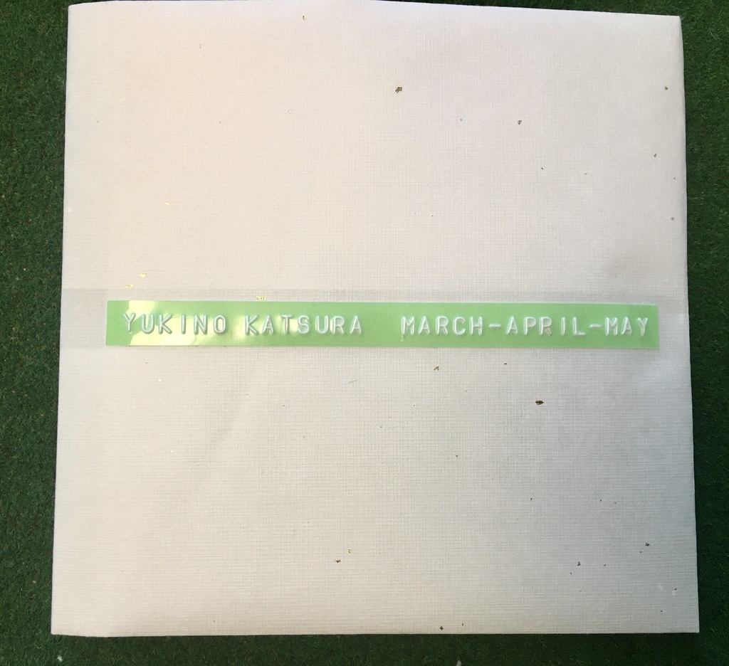 YUKINO KATSURA ギター弾き語りミニアルバム「MARCH-APRIL-MAY」