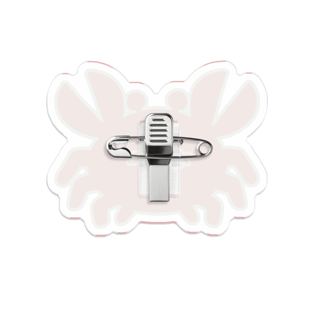 かにアクリルバッジ