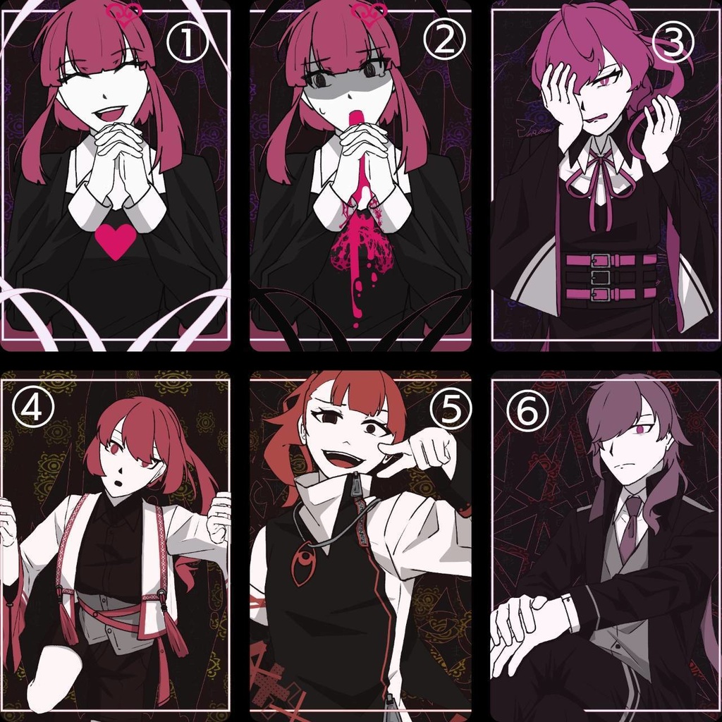 「負感情俯瞰帳」ポストカード