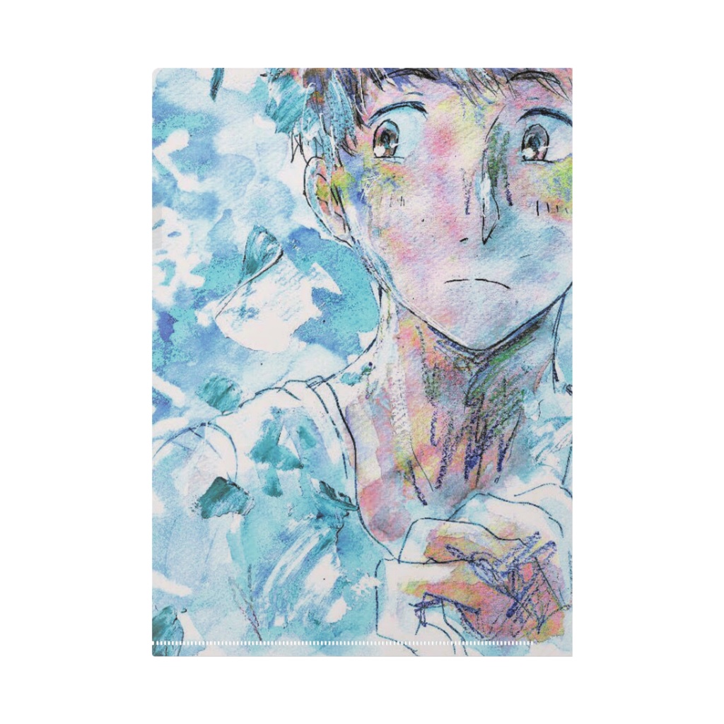 氷像のヘルメスークリアファイル