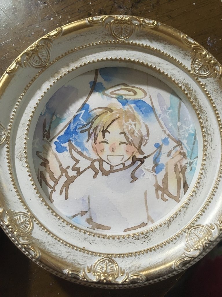 ミニ原画・朝の天使