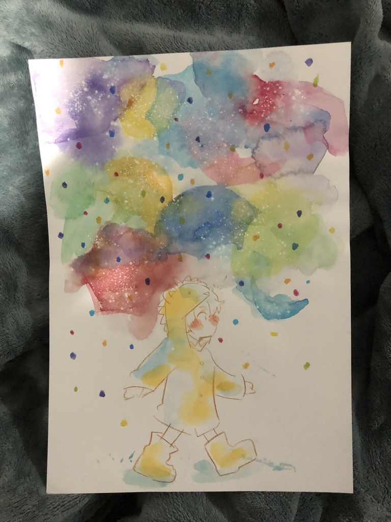 雨の日のおさんぽ
