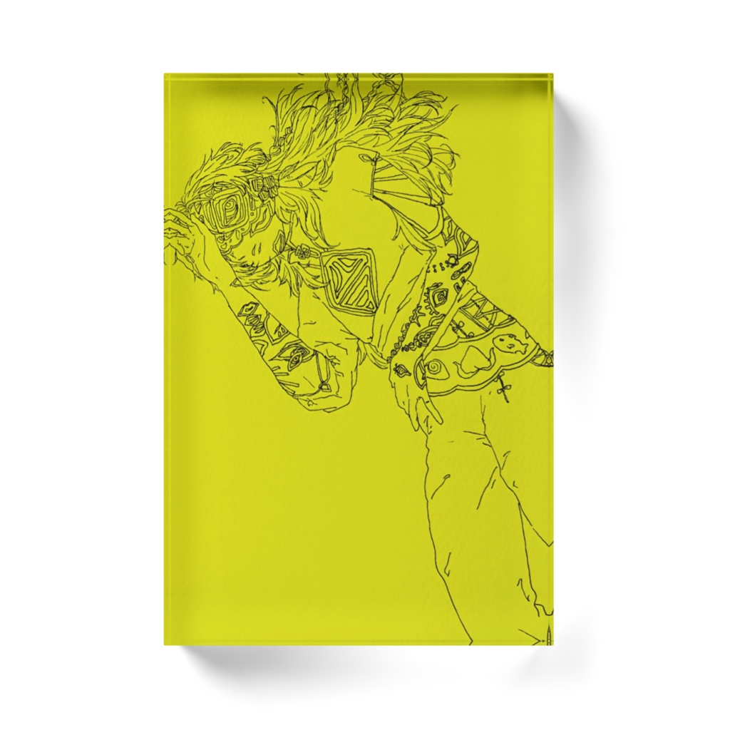 「四菟目」アクリルブロック