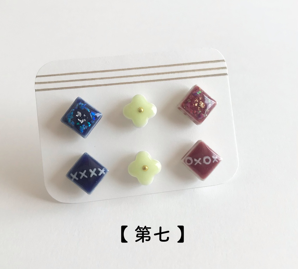 各隊モチーフピアスセット