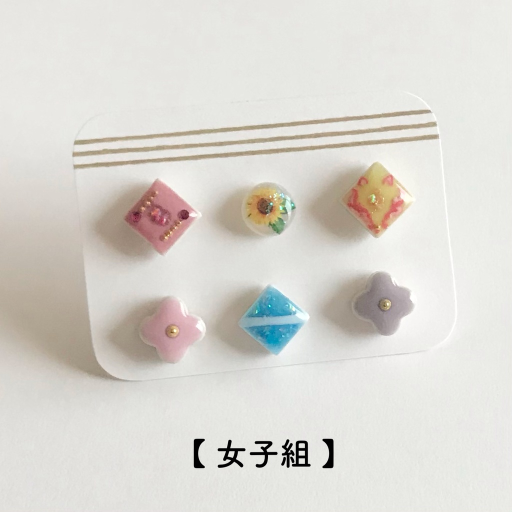 各隊モチーフイヤリングセット