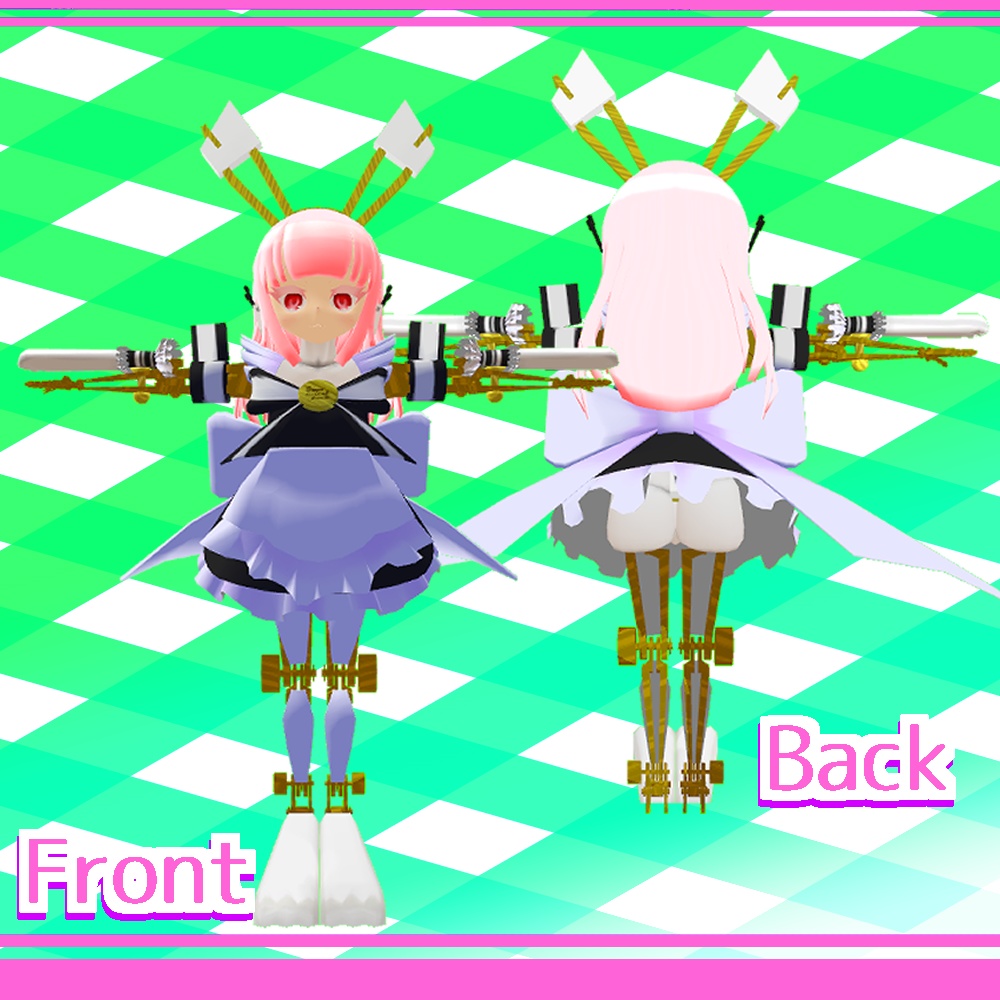 VRChat想定オリジナルアバター「Diastolica(ディアストリカ)」