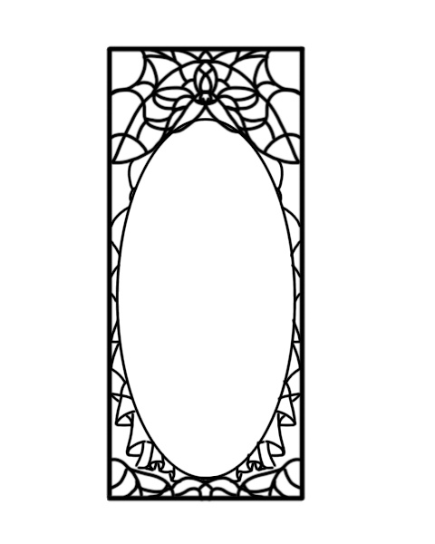 透過済み白黒フリー