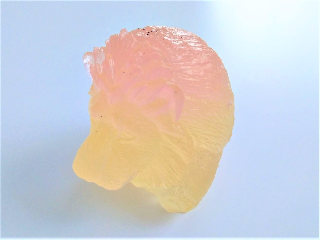 小さな足のライオンーピンク×オレンジー