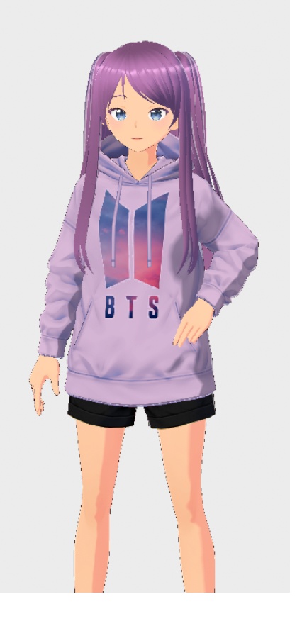 BTS Gradient icon hoodie