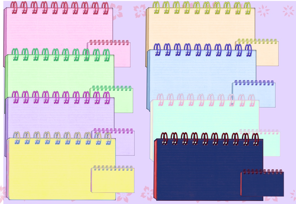 【無料】色11種類ティラノ用:手帳ボタン&手帳box