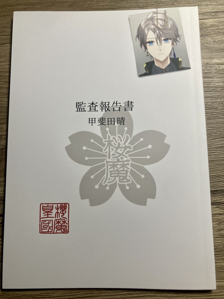 監査報告書　甲斐田晴(A6 本文34p)