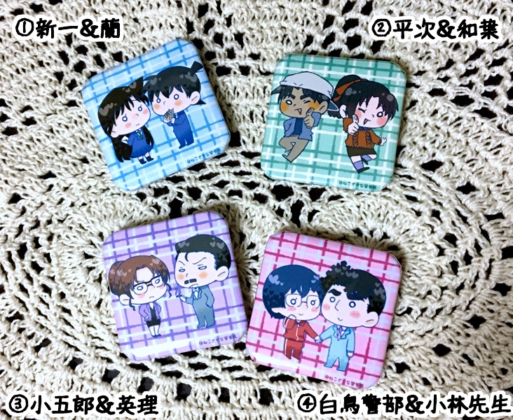 角マル缶バッジ