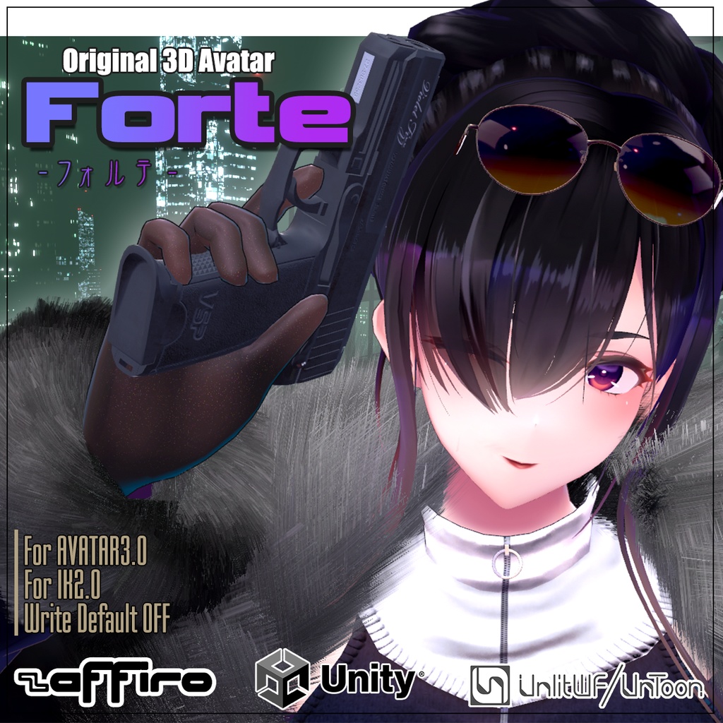 【Forte - フォルテ -】VRC用3Dアバター