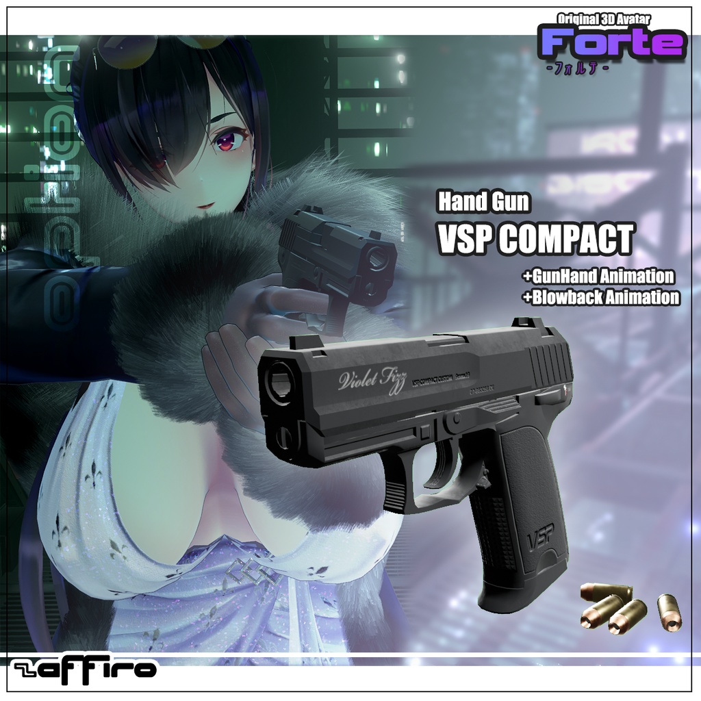 【Forte - フォルテ -】VRC用3Dアバター